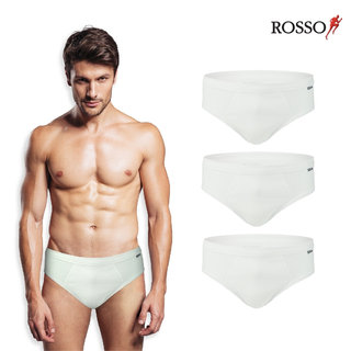 ROSSO กางเกงในชายแพ็ค 3 สีขาว M