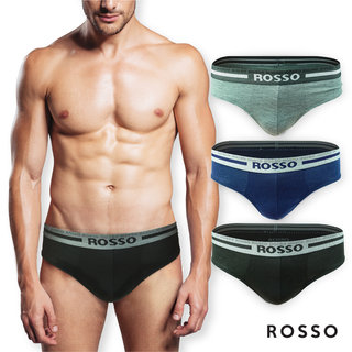 ROSSO กางเกงในชาย3ตัวคละสี XL