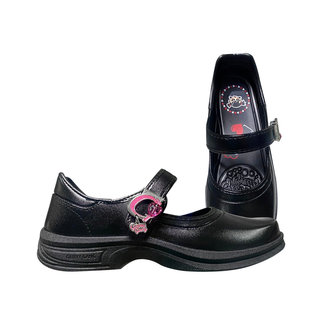 GERRY GANG รองเท้ามัธยมหญิงสีดำ ไซซ์ 39