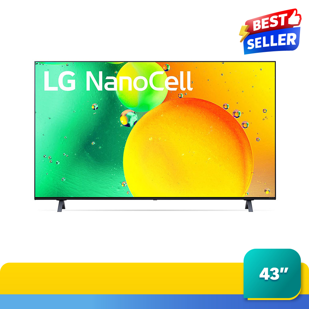 LG TV 4K SMART NANO 43 INCH 43NANO75SQA ATM