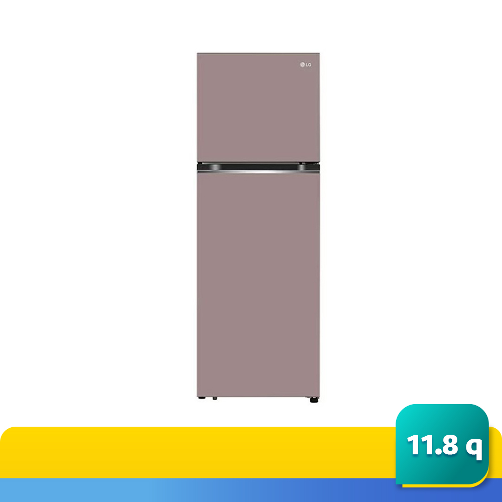 LG ตู้เย็น 2ประตู 11.8คิว GN-X332PPGB สีชมพู