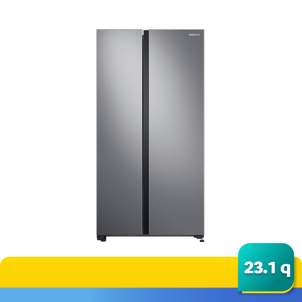 SAMSUNG ตู้เย็น SIDE BY SIDE 23.1Q #RS62R5001M9/ST