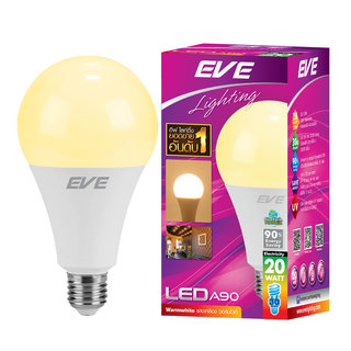 EVE หลอดไฟ LED A90 E27 20 วัตต์ วอมไวท์